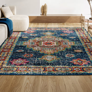 Bpl bohemian Flair Boho Vintage Medallion Area Rug